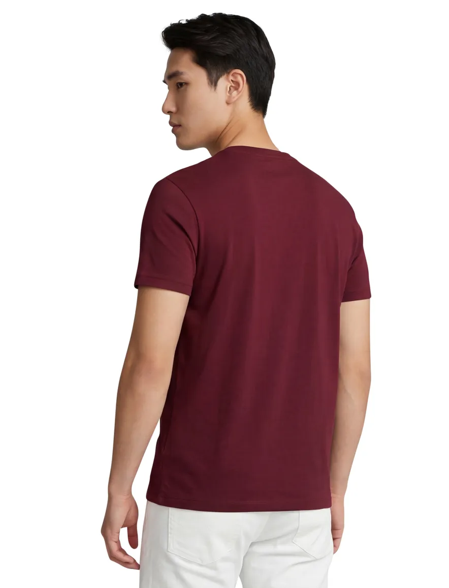 Polo Ralph Lauren custom Slim Fit t-shirt effen rood