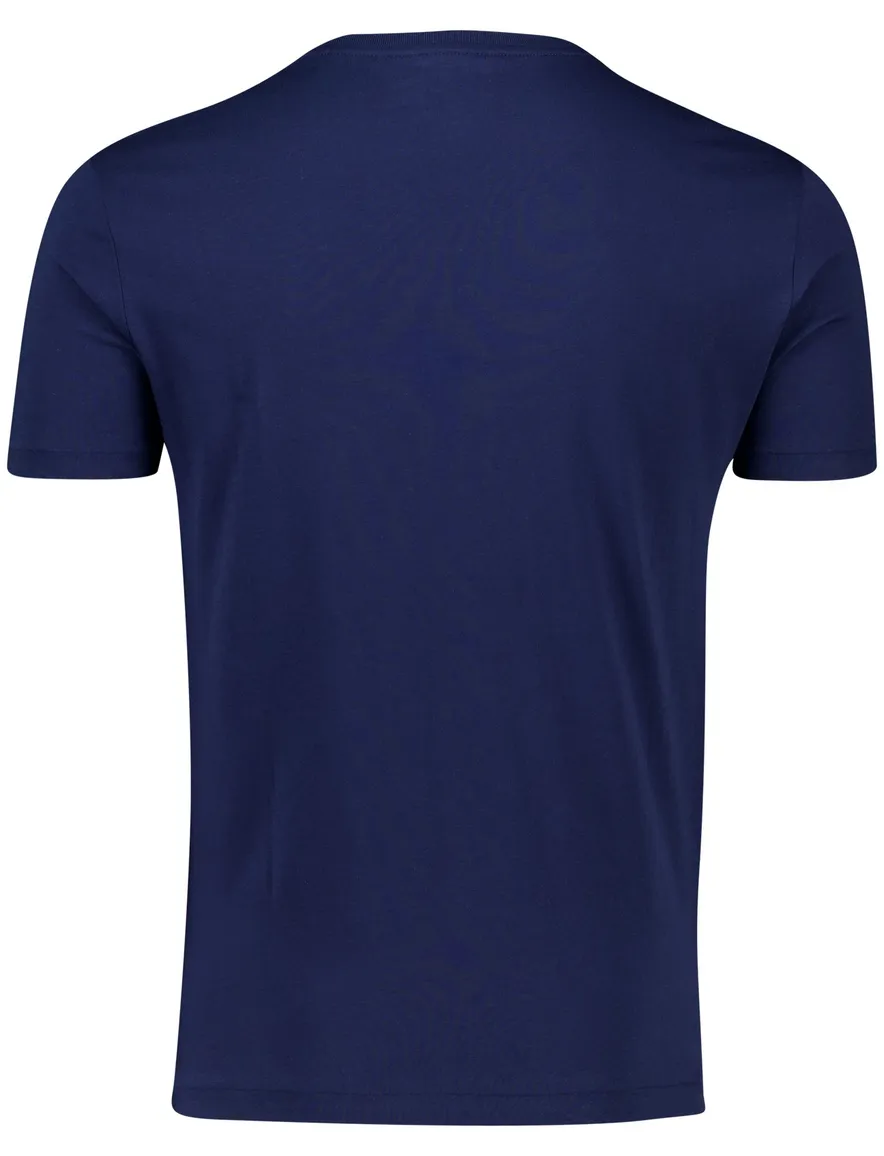 Polo Ralph Lauren T-shirt donkerblauw effen normale fit