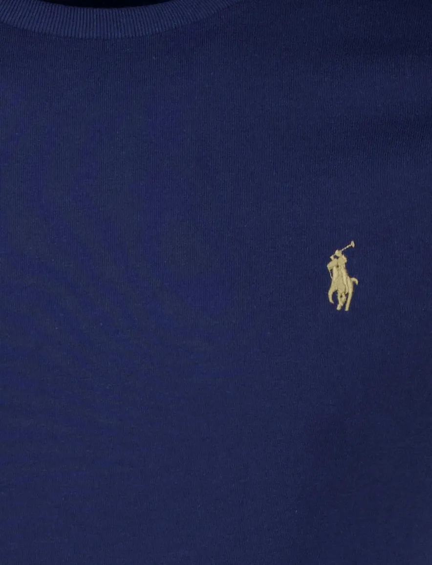 Polo Ralph Lauren T-shirt donkerblauw effen normale fit