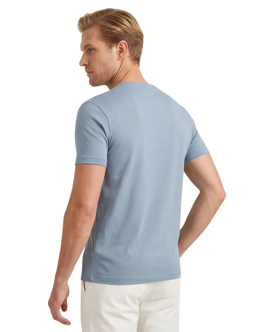 katoenen Polo Ralph Lauren normale fit t-shirt blauw katoen
