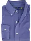 Polo Ralph Lauren overhemd blauw effen normale fit katoen