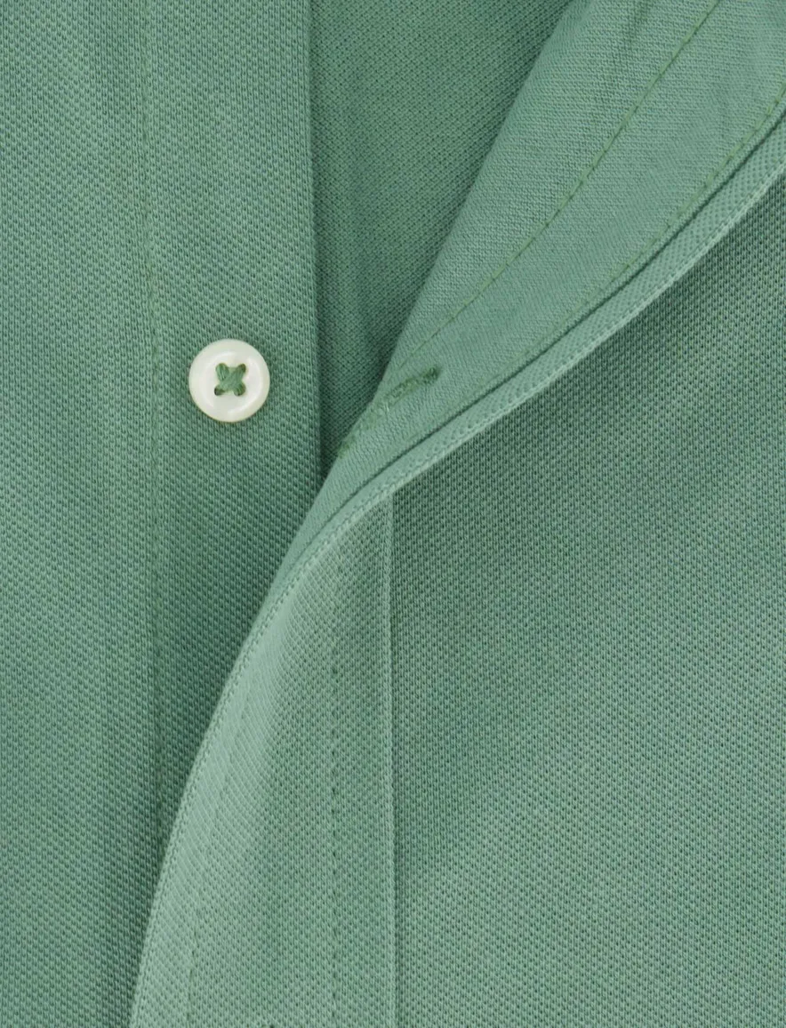 Polo Ralph Lauren overhemd groen effen normale fit katoen