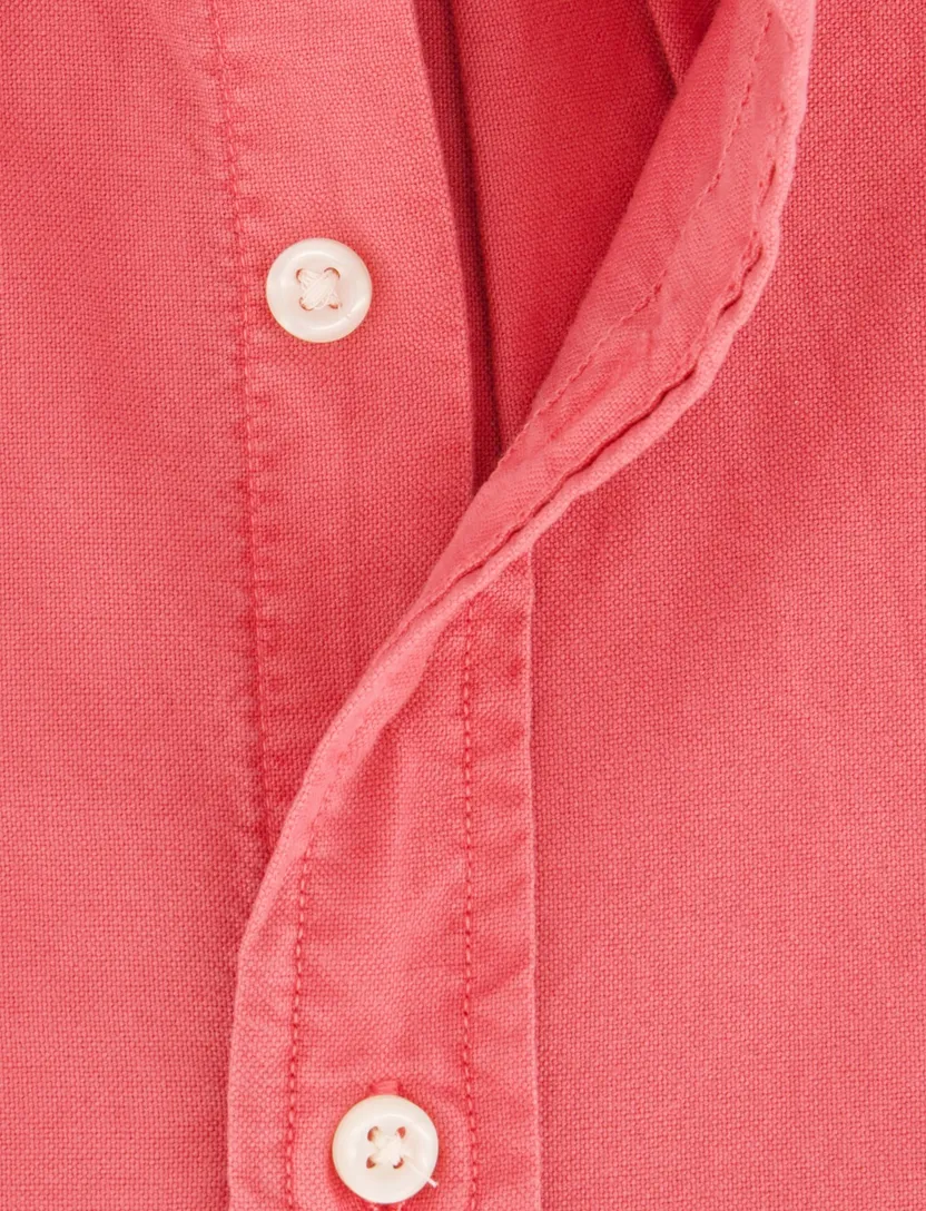 Polo Ralph Lauren overhemd roze effen slim fit katoen