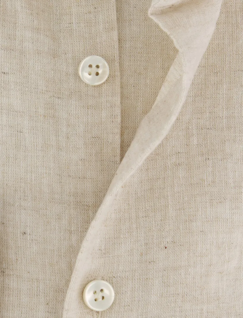 John Miller tailored fit overhemd ml7 beige