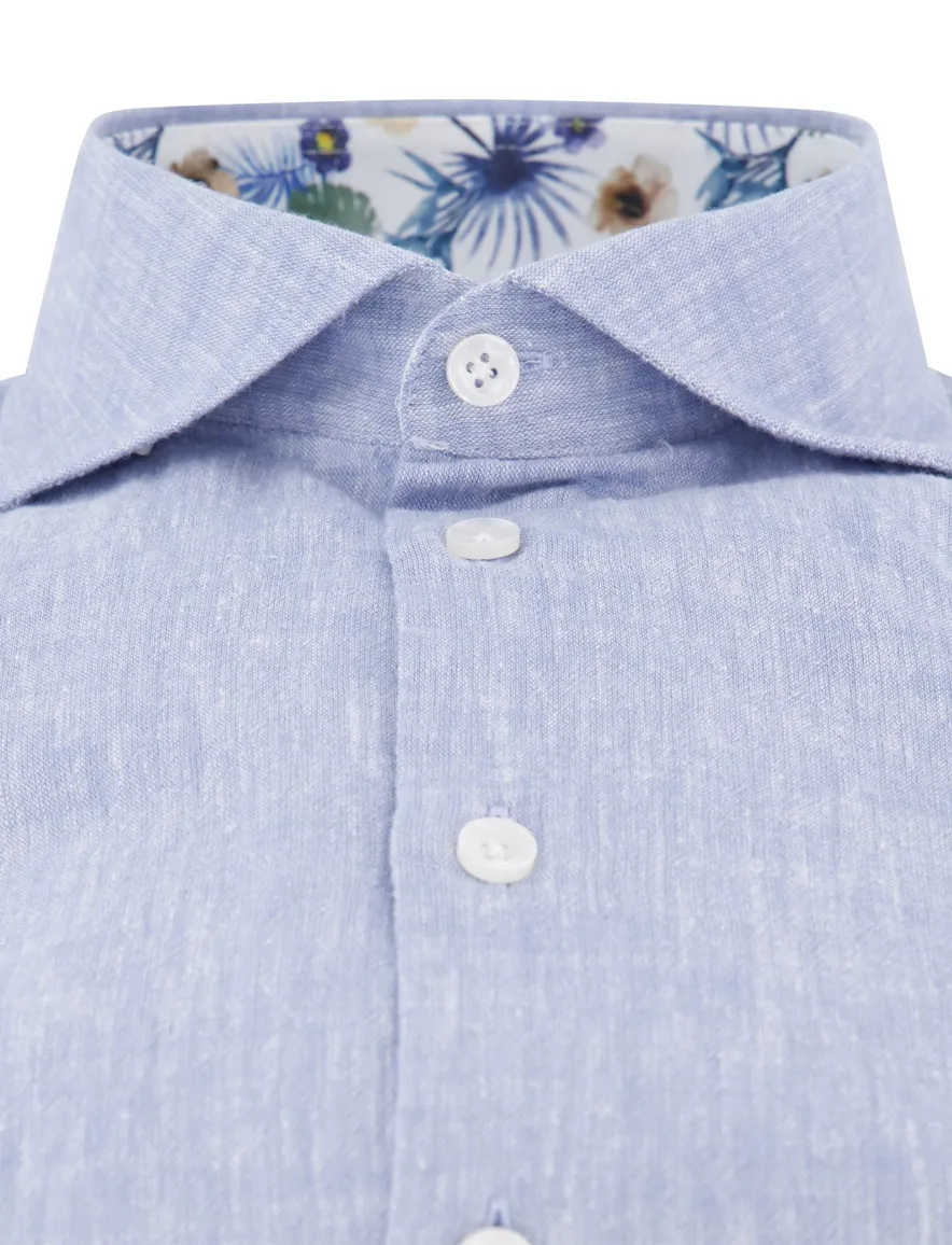 Blauw overhemd Ledub