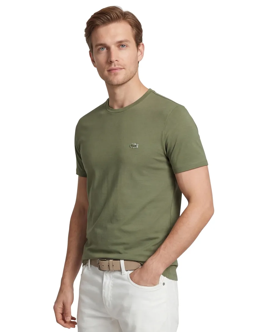 Lacoste t-shirt groen effen