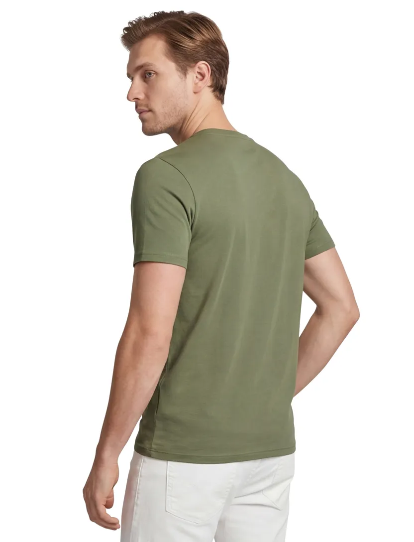 Lacoste t-shirt groen effen