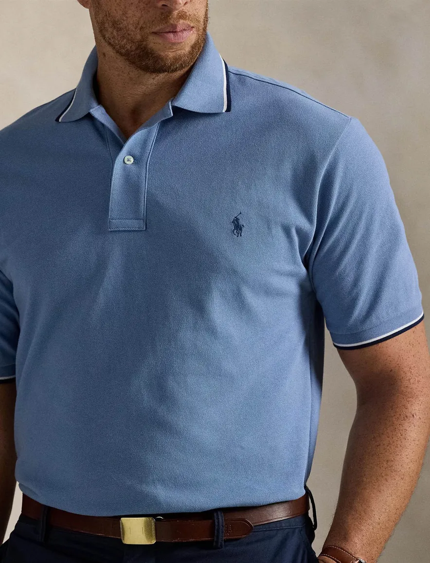 Polo Ralph Lauren Big & Tall polo blauw katoen