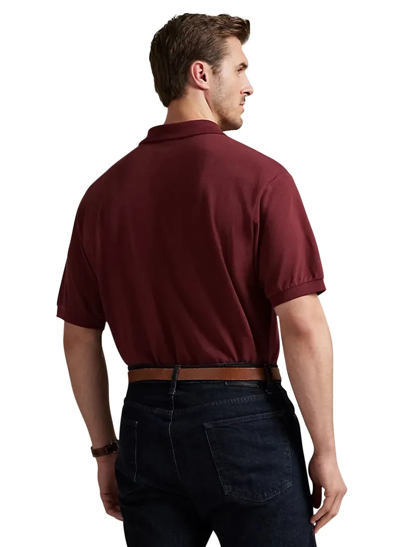 Polo Ralph Lauren Big & Tall polo bordeaux effen