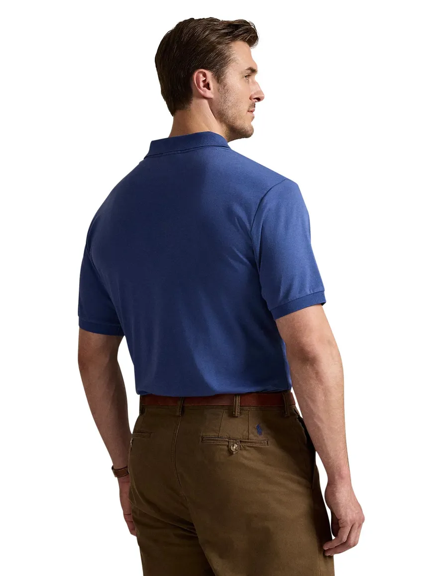 Polo Ralph Lauren polo blauw Big & Tall 3-knoops