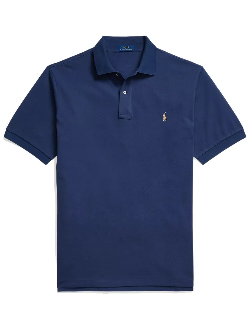Polo Polo Ralph Lauren Blauw Big & Tall Katoen effen
