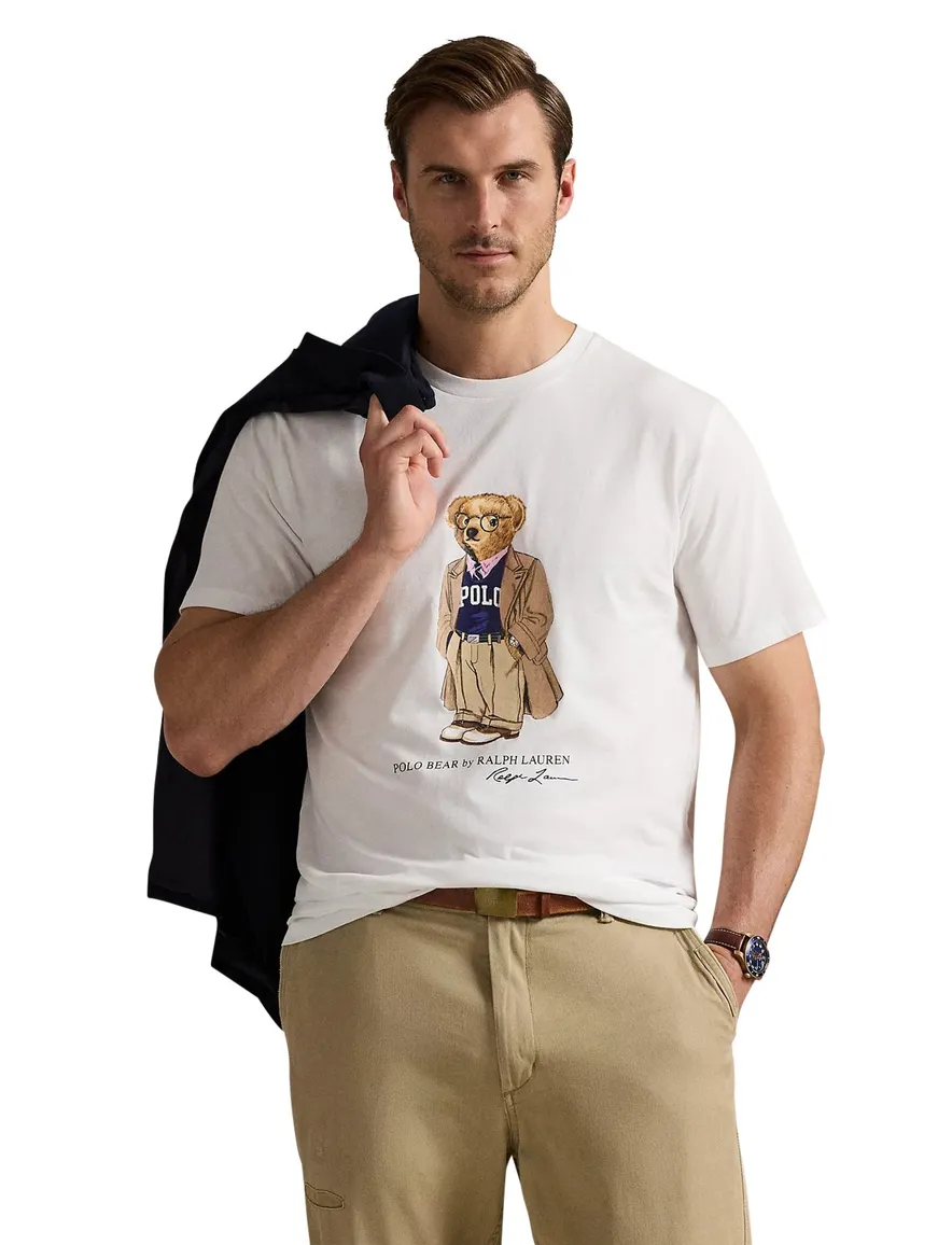 Polo Ralph Lauren t-shirt wit Big & Tall beer