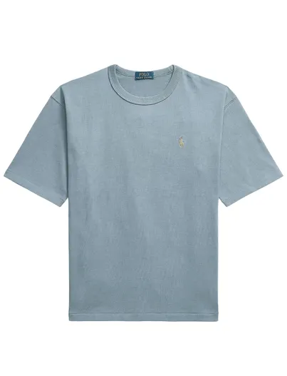 Polo Ralph Lauren Katoenen lichtblauw T-shirt Polo Ralph Lauren Big & Tall