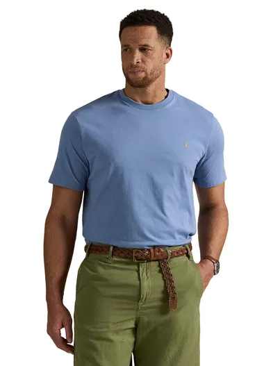 Polo Ralph Lauren Katoenen lichtblauw T-shirt Polo Ralph Lauren Big & Tall