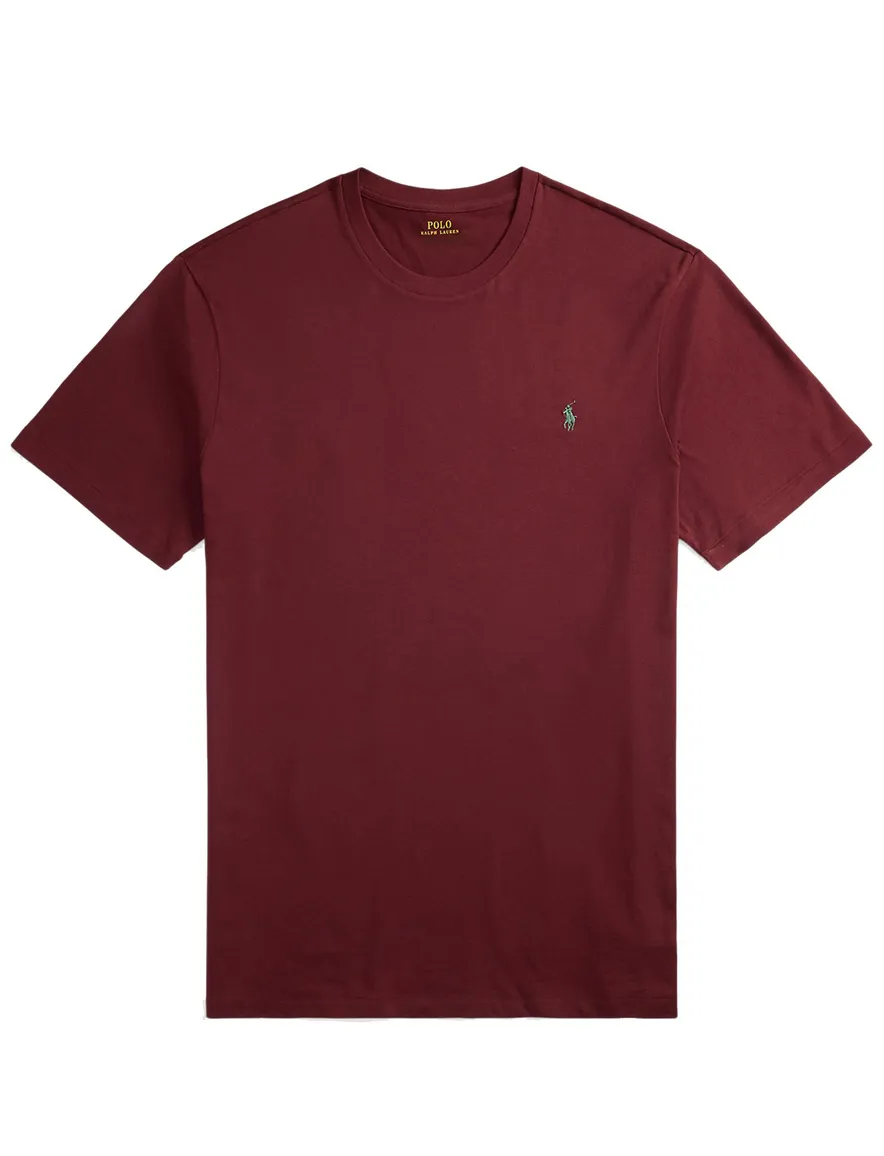 Polo Ralph Lauren Big & Tall T-Shirt rood katoen effen