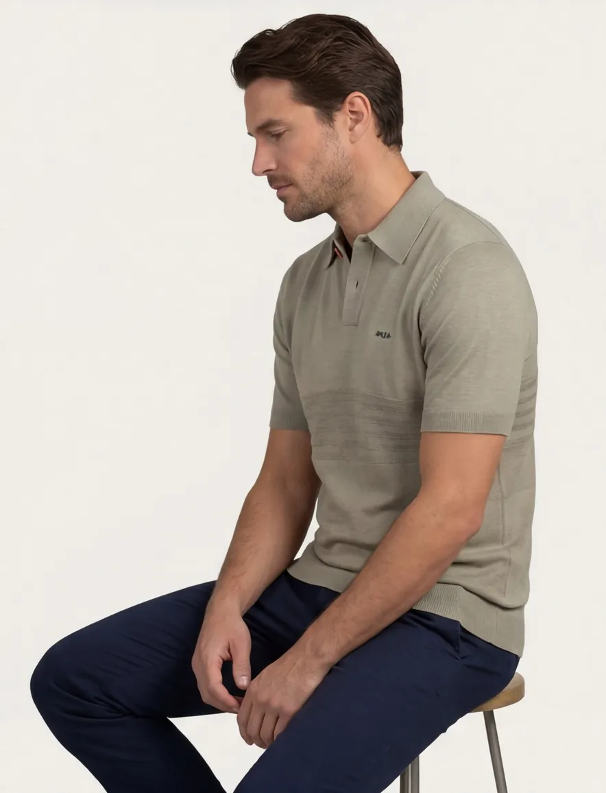 New Zealand poloshirt korte mouw khaki