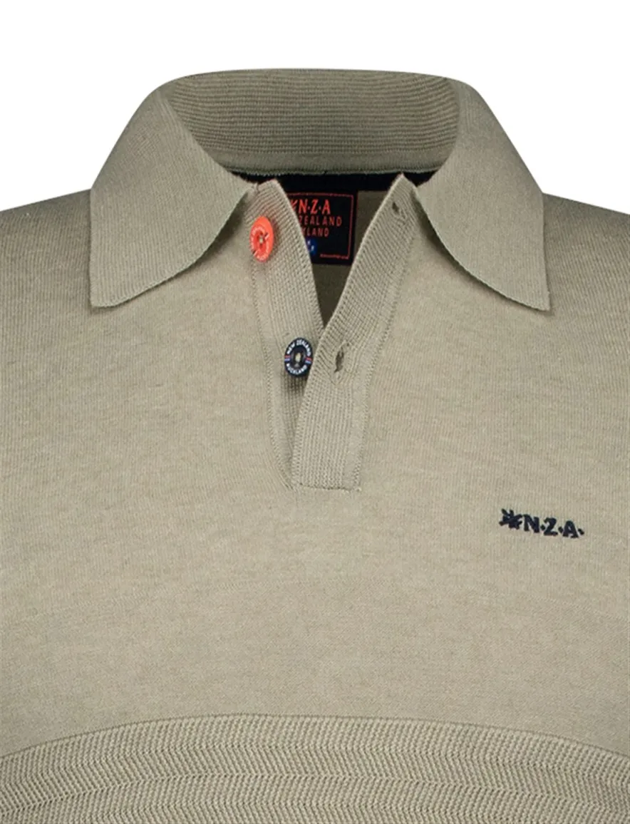 New Zealand poloshirt korte mouw khaki