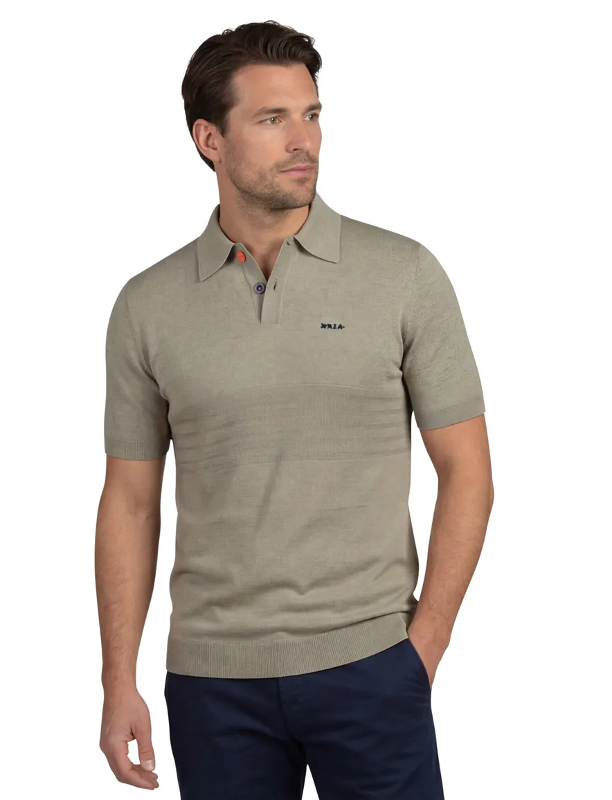 New Zealand poloshirt korte mouw khaki