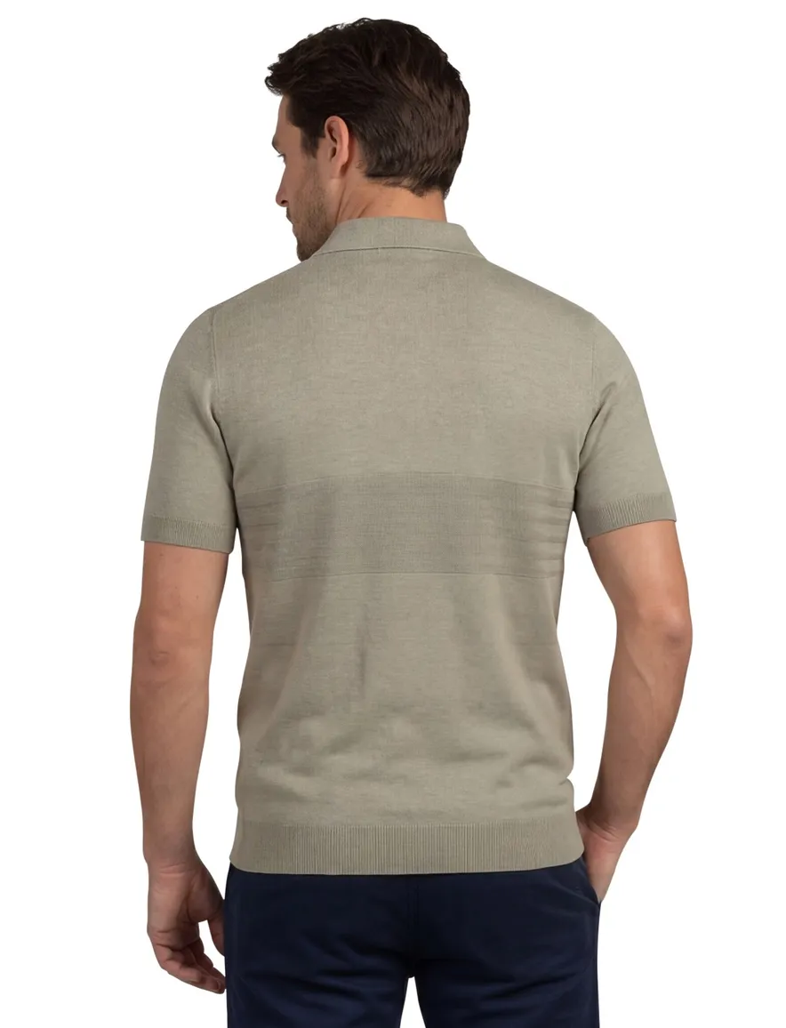 New Zealand poloshirt korte mouw khaki
