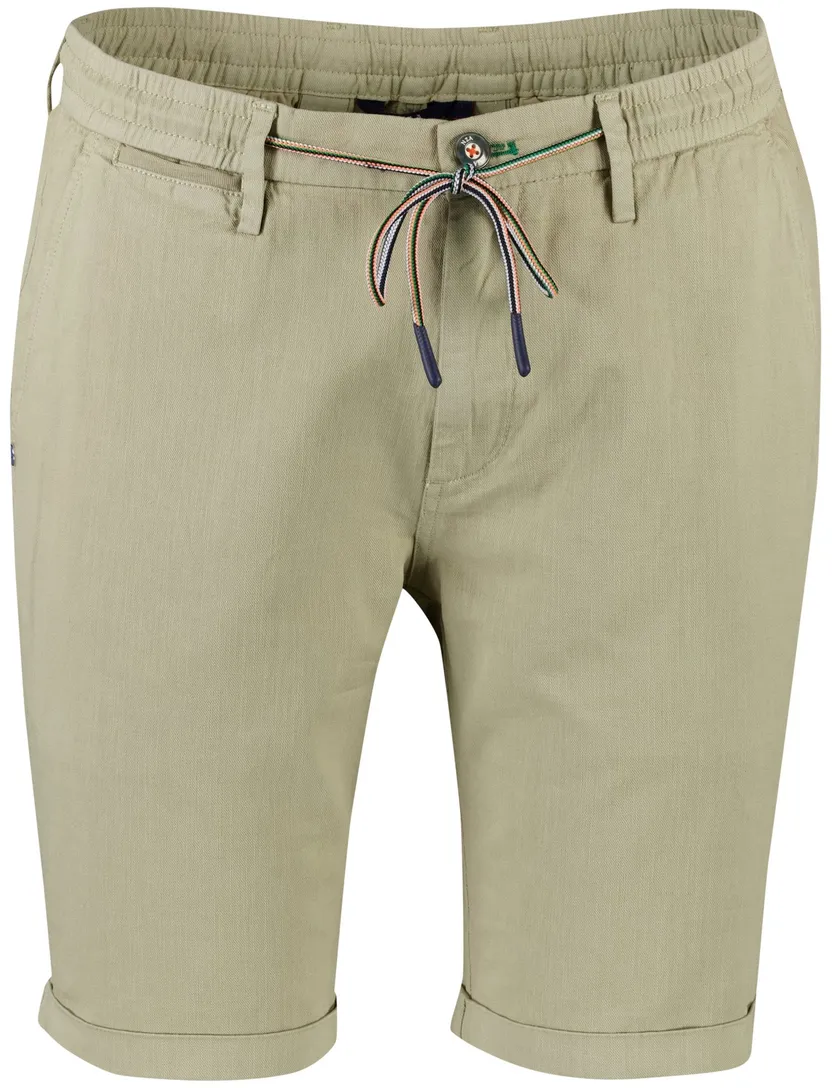 New Zealand korte broek groen katoen met elastische band