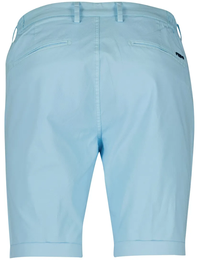 katoenen NZA goodman short effen lichtblauw