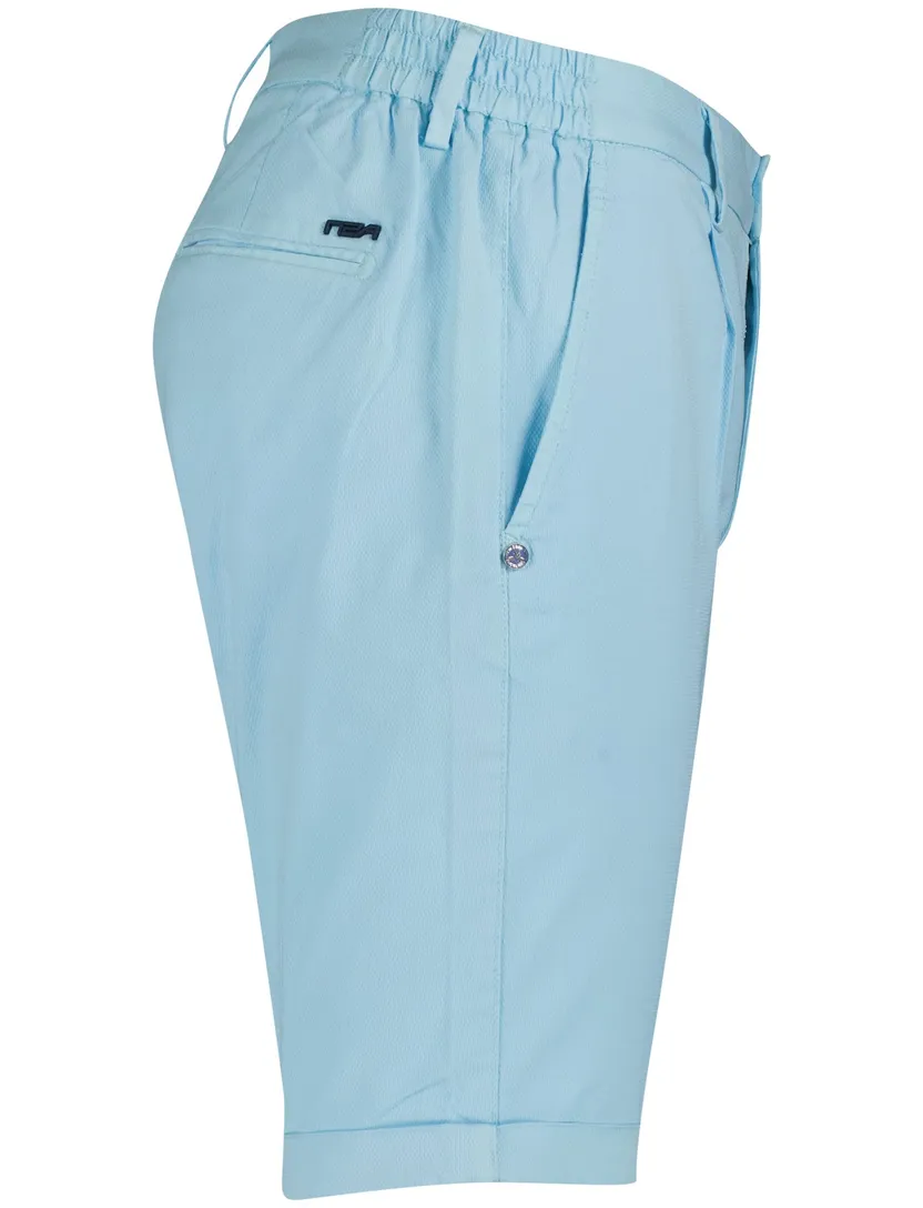 katoenen NZA goodman short effen lichtblauw