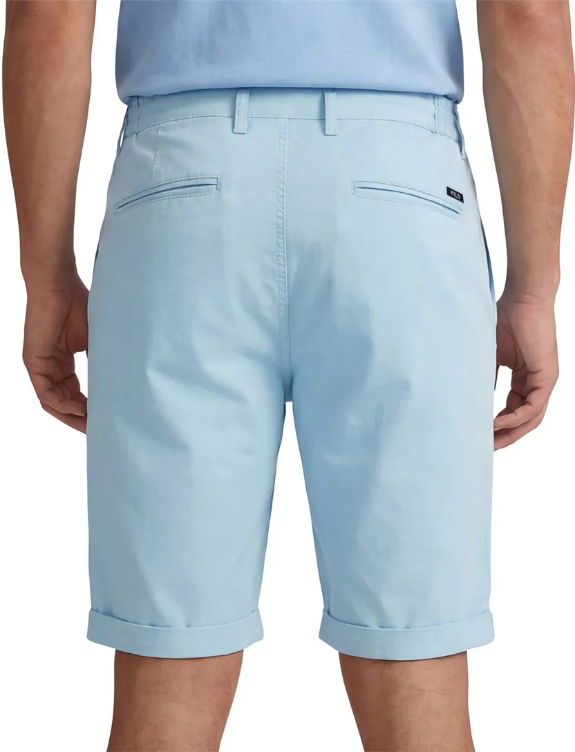 katoenen NZA goodman short effen lichtblauw