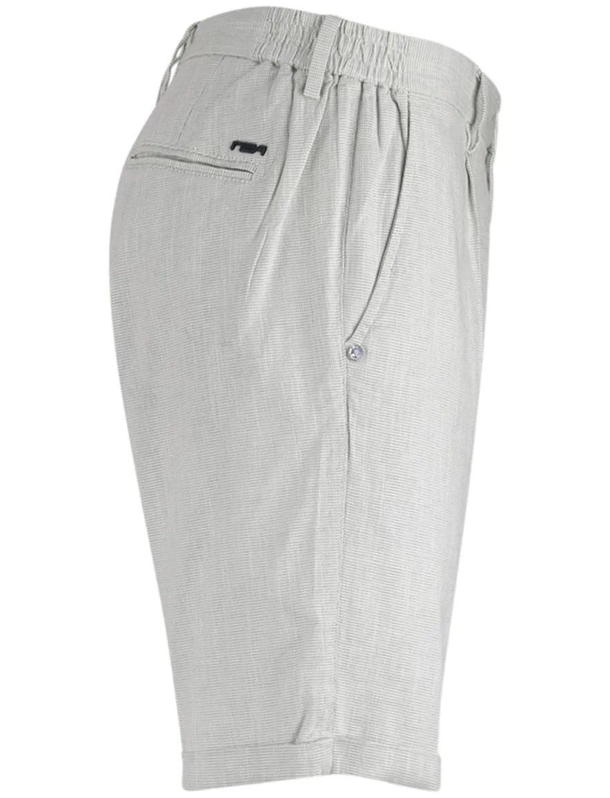NZA korte broek geprint grijs normale fit