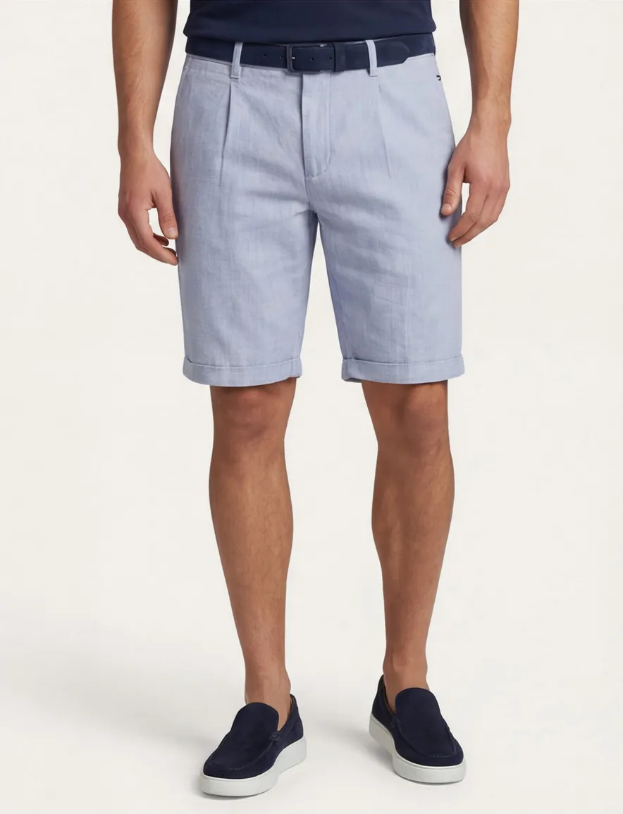 New Zealand korte broek chino lichtblauw