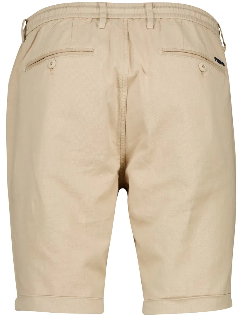 NZA bermuda bruin normale fit effen