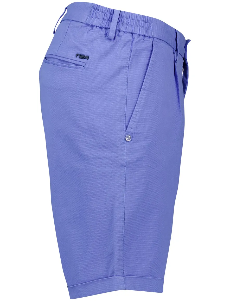 NZA bermuda chino blauw effen