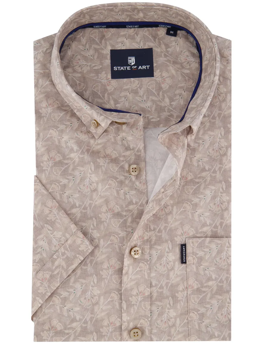 State of Art Shirt overhemd geprint borstzak