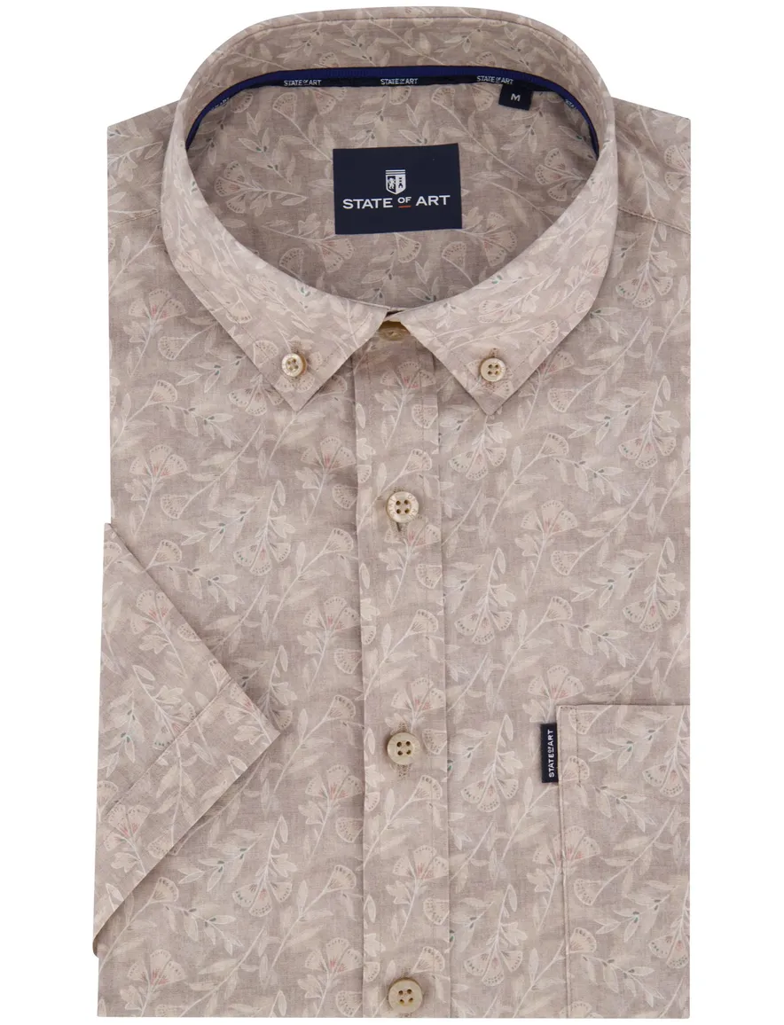 State of Art Shirt overhemd geprint borstzak