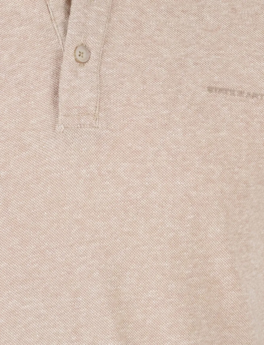State of Art polo beige gemêleerd