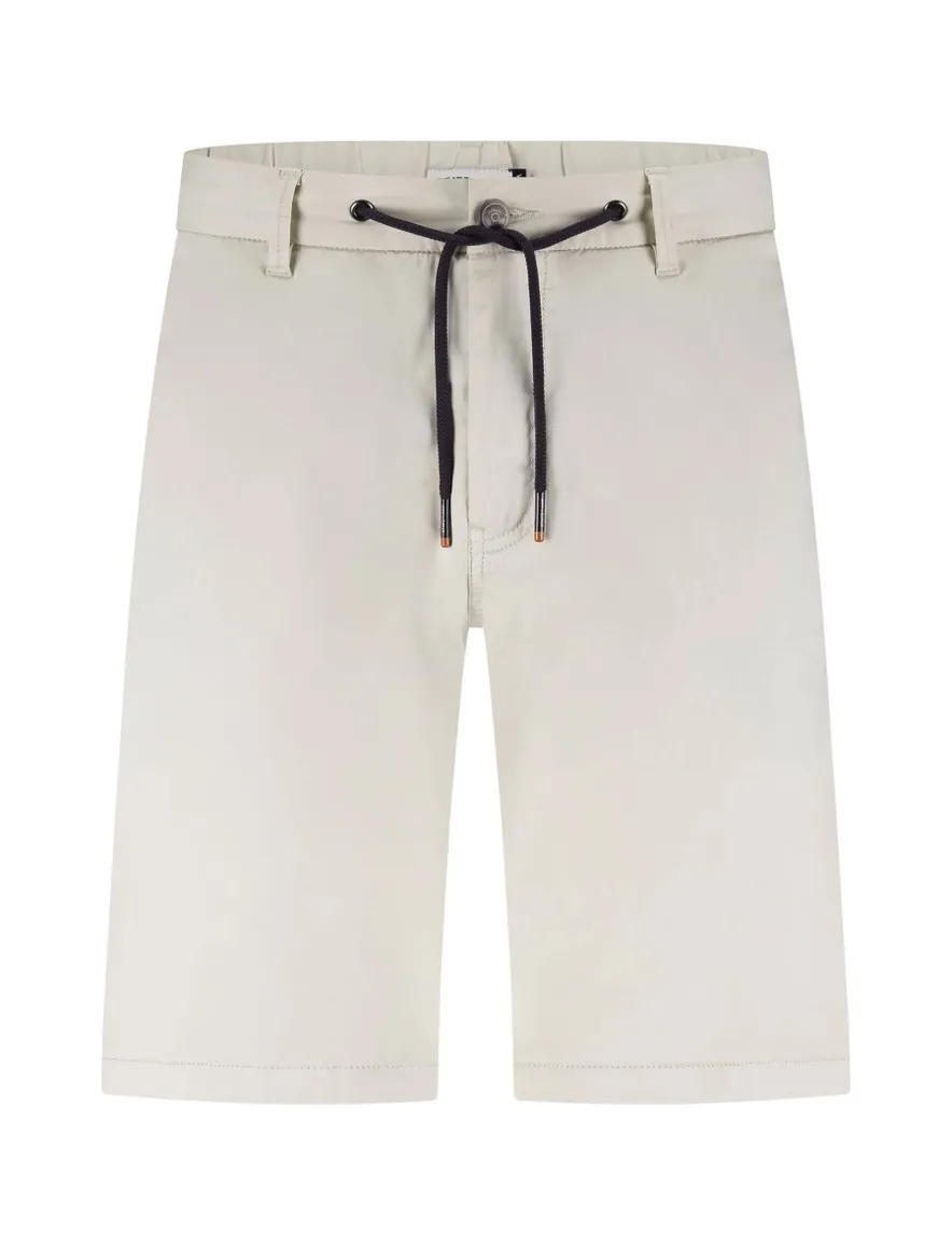 State of Art Bermuda creme met koord katoen