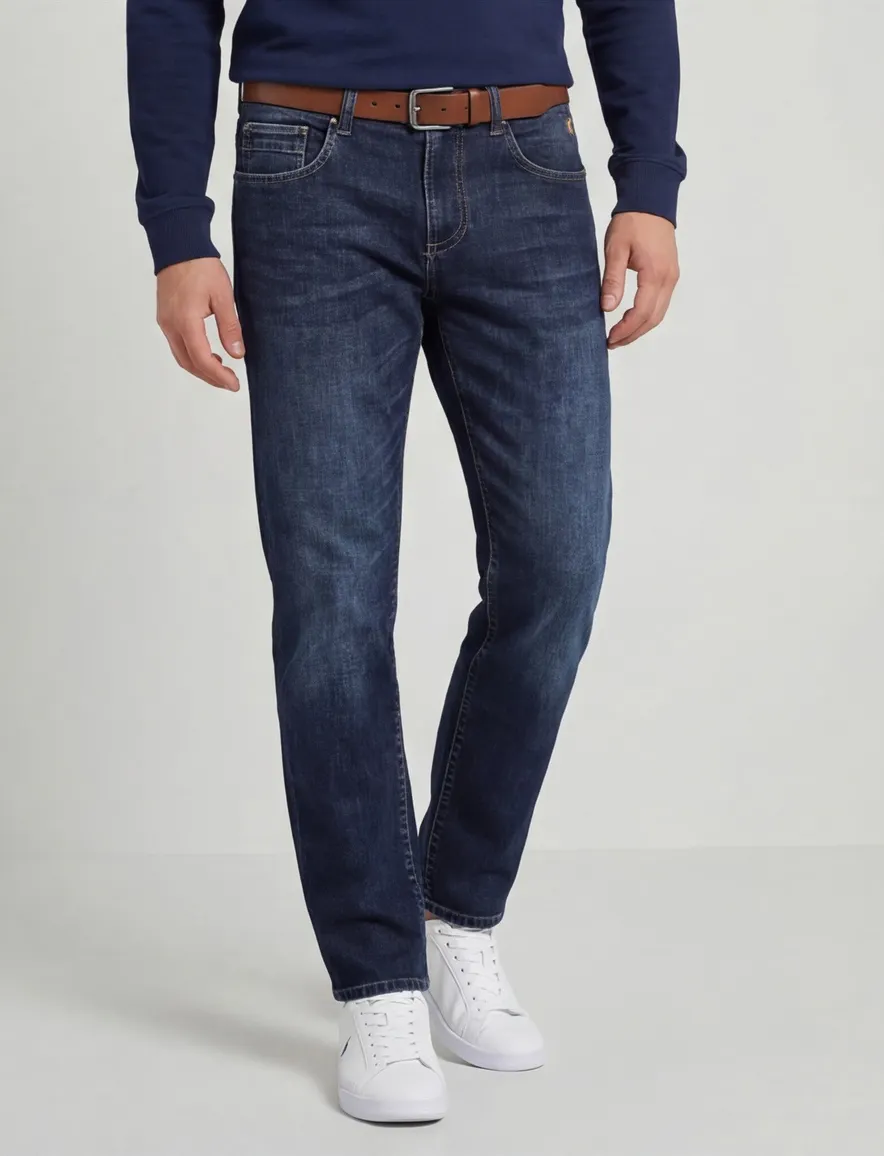 Camel Active Pantalon 5-pocket Big & Tall Donkerblauw spijker
