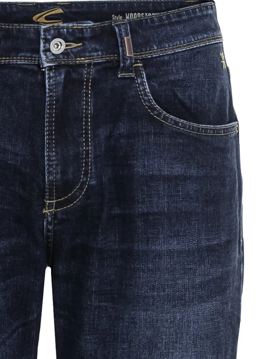 Camel Active Pantalon 5-pocket Big & Tall Donkerblauw spijker
