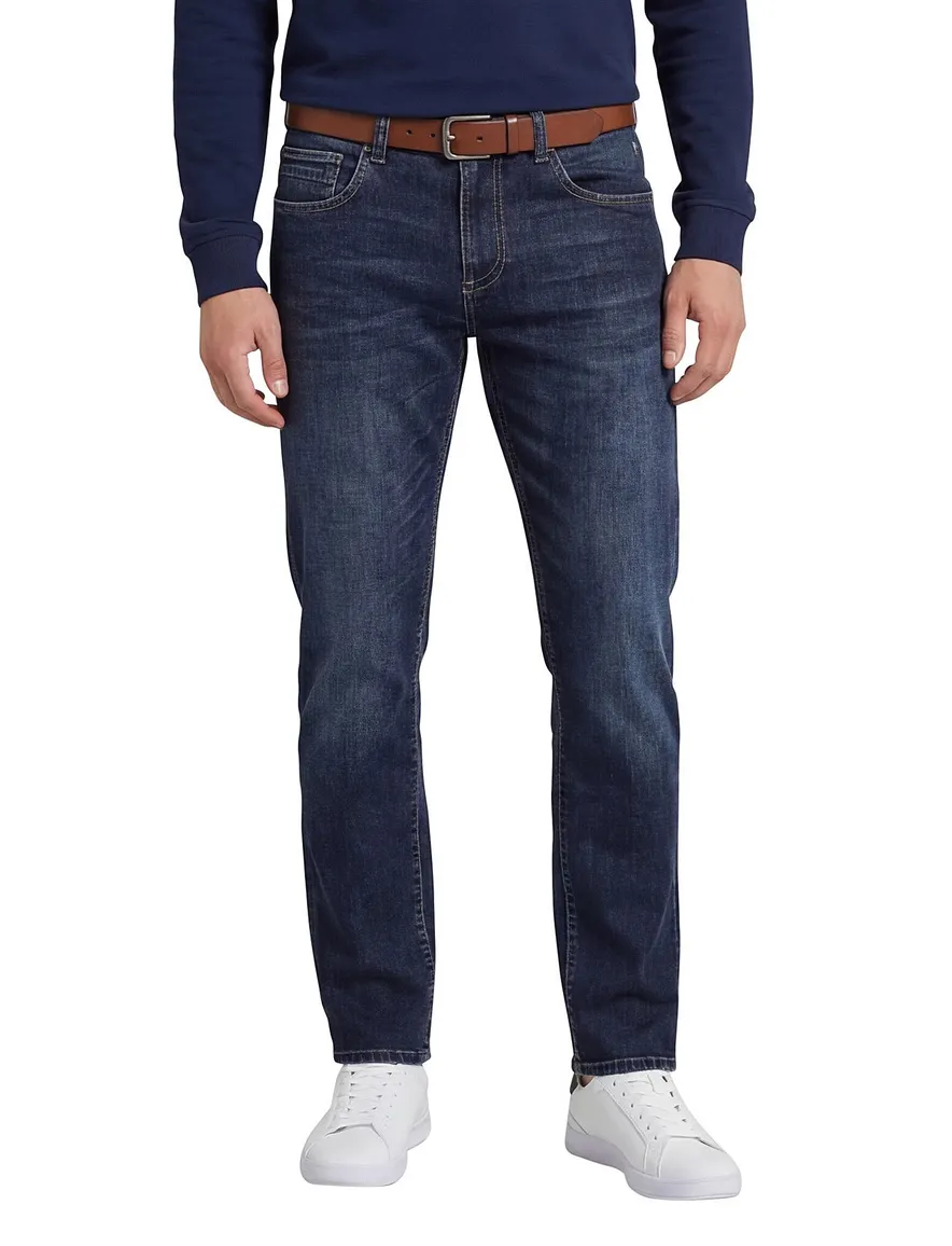 Camel Active Pantalon 5-pocket Big & Tall Donkerblauw spijker