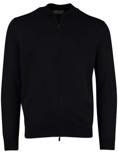Thomas Maine Thomas Maine normale fit vest navy merinowol