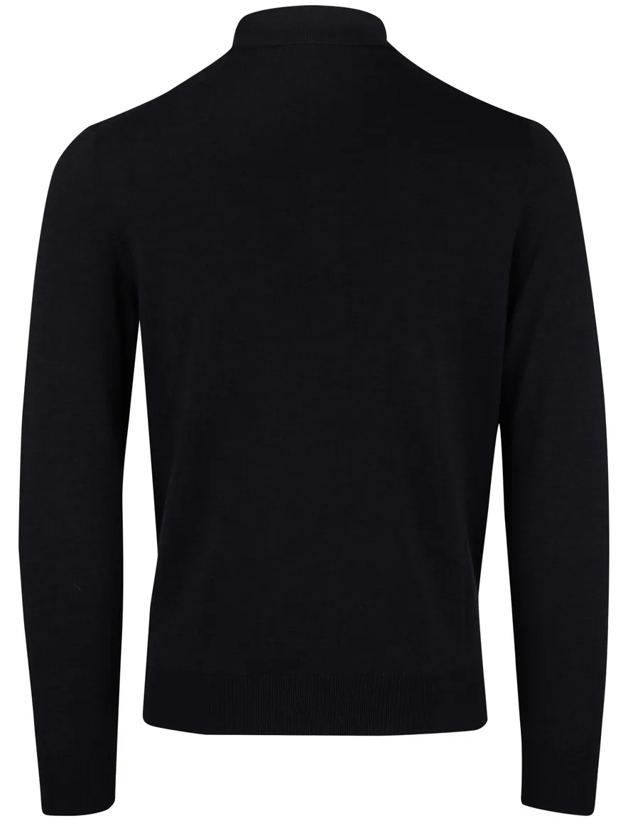 Thomas Maine trui 3-knoops donkerblauw