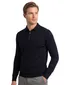 Thomas Maine navy trui merinowol effen normale fit