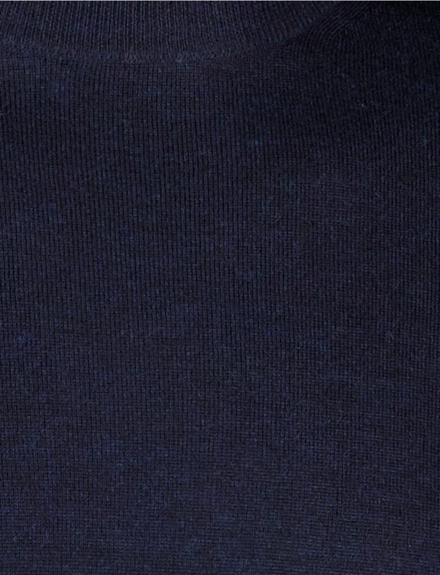 Thomas Maine trui ronde hals navy