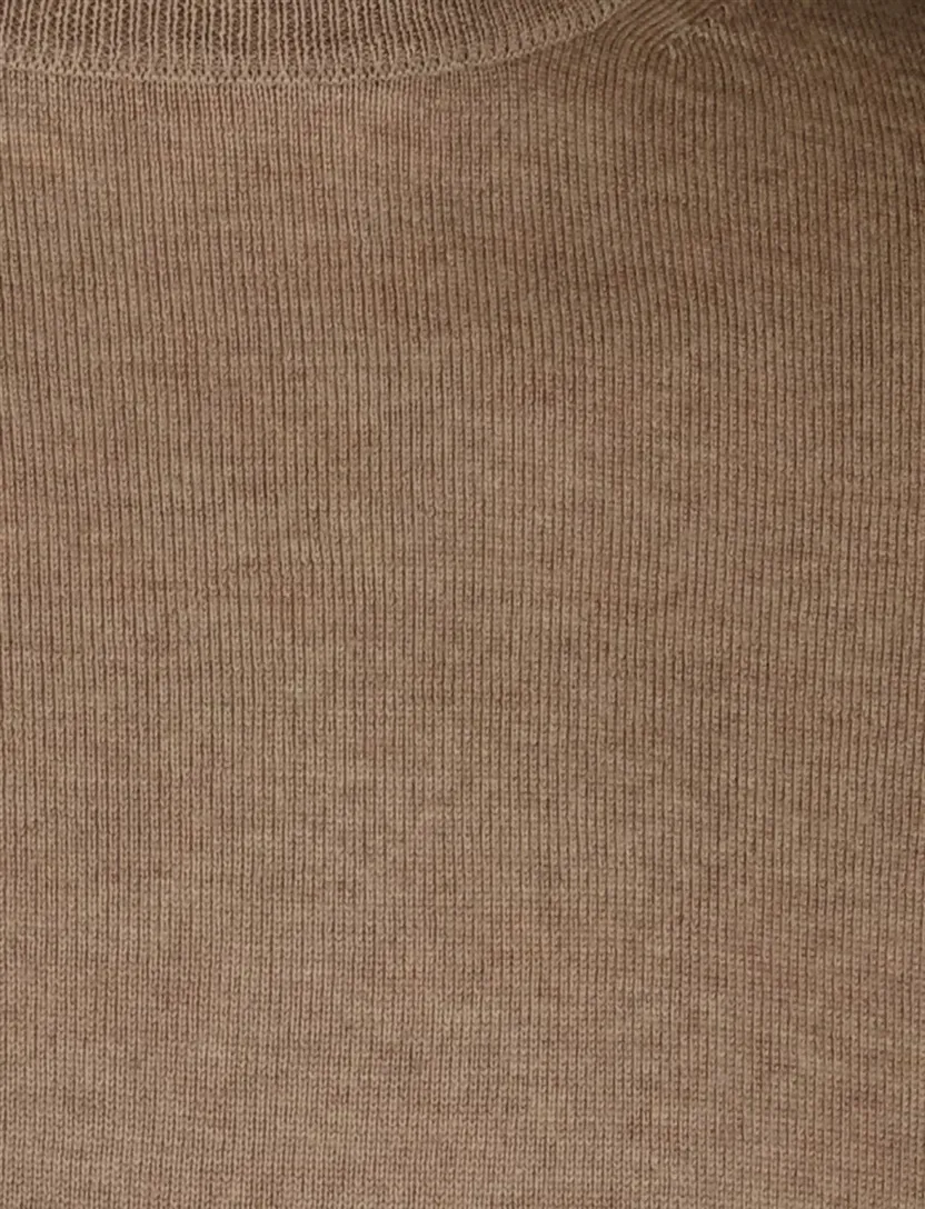Thomas Maine pullover turtleneck lichtbruin