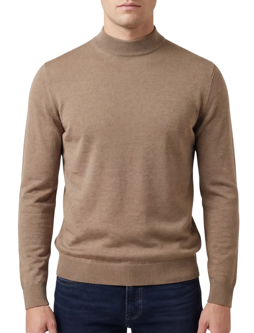 Thomas Maine pullover turtle beige