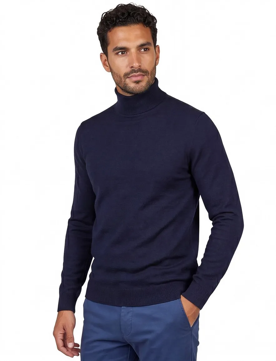 Thomas Maine coltrui merinowol navy