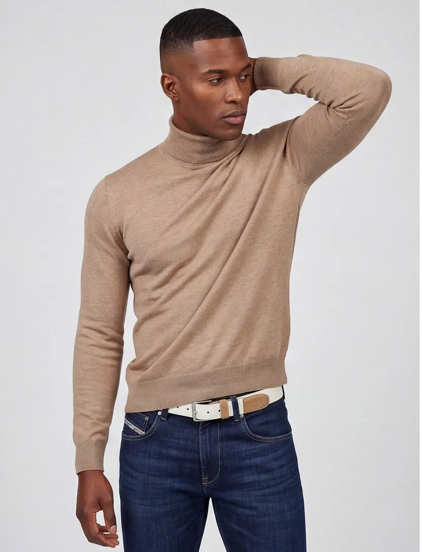 Thomas Maine coltrui beige merinowol