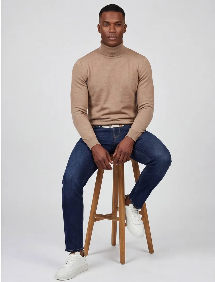 Thomas Maine coltrui beige merinowol
