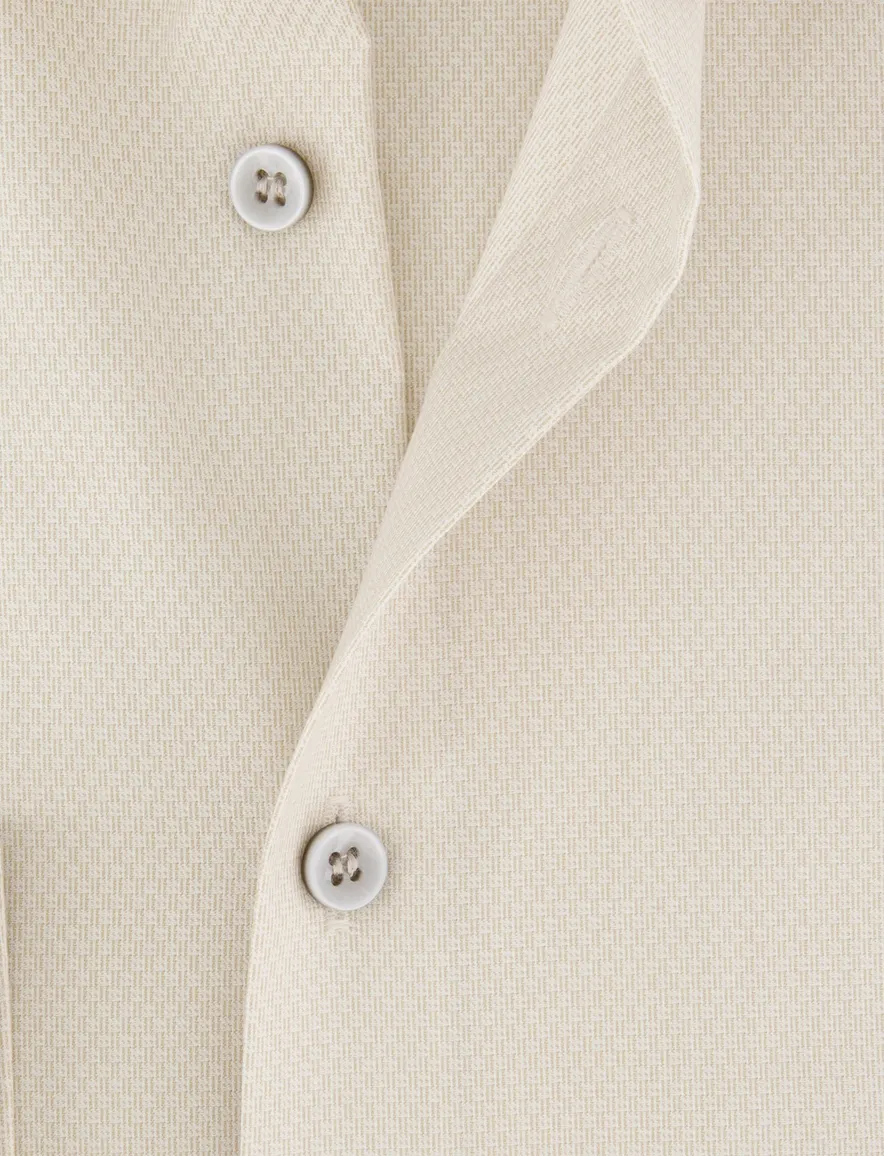 business overhemd beige Olymp Level Five body fit