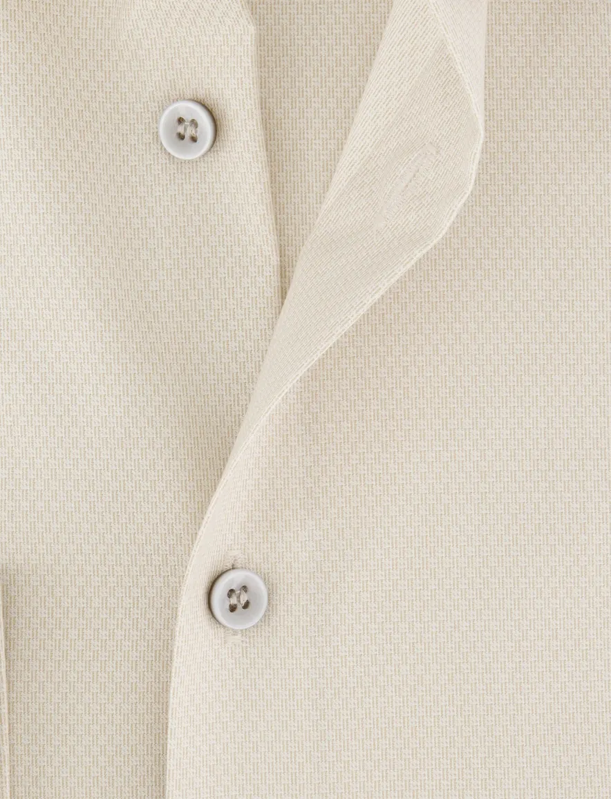 business overhemd beige Olymp Level Five body fit