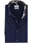 overhemd korte mouw Olymp Level Five body fit donkerblauw